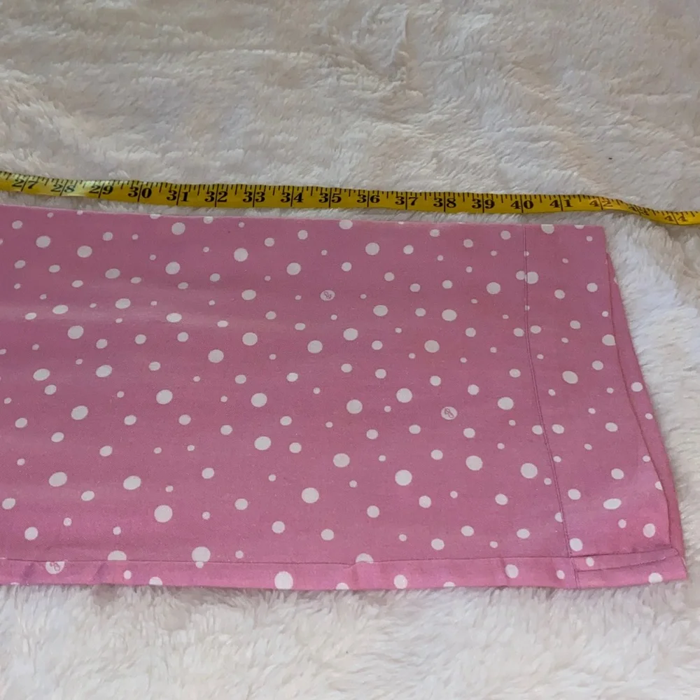 NWT Victoria Secrets Pink Side Pockets Pink and White Polka Dot Pajamas Size XS